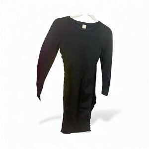 Ale Black Stretch MIdi Dress